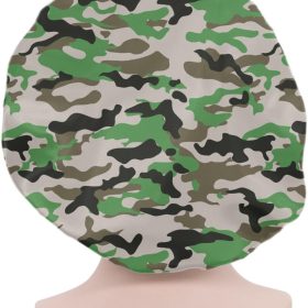Adjustable Satin Sleep Bonnet - Elastic Band Night Cap & Beanie Hat
