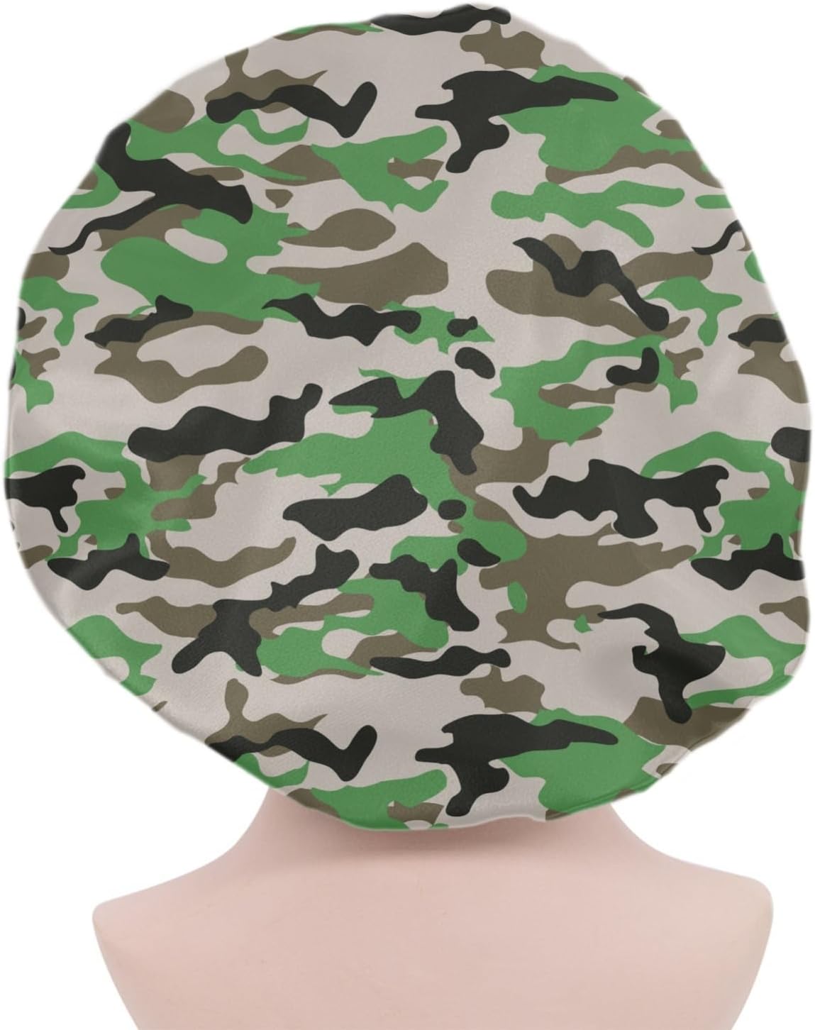 Adjustable Satin Sleep Bonnet - Elastic Band Night Cap & Beanie Hat