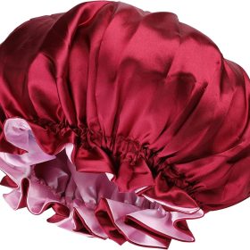Large Satin Feel Bonnet for Sleeping - Hair Wrap for Women